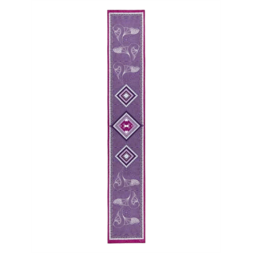 Baccarat 2810214 ladies louxor twillsilk maxi tie purple scarf