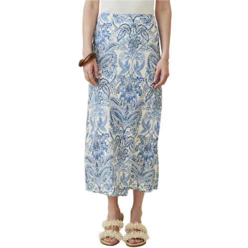 J.McLaughlin adelyn silk-blend skirt