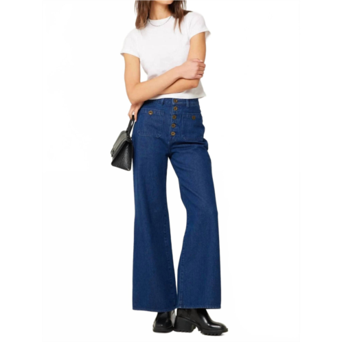 ROLLA womens flared jeans in dark vintage