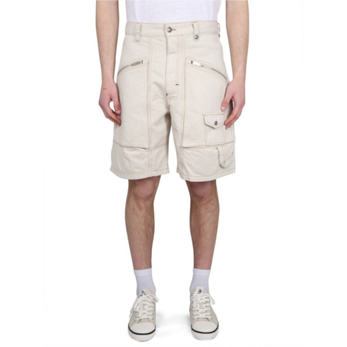 Isabel Marant peio denim bermuda shorts