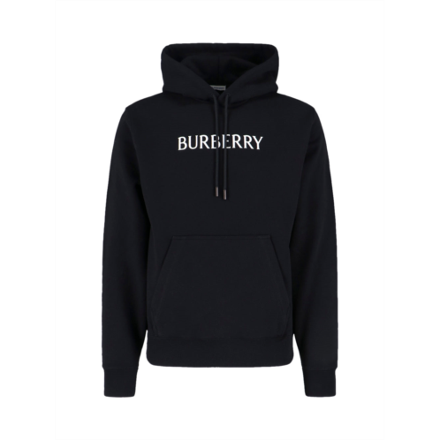 BURBERRY logo hoodie black