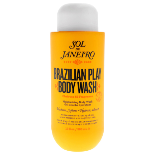 brazilian 4 play moisturizing shower cream gel by sol de janeiro for unisex - 13 oz shower gel