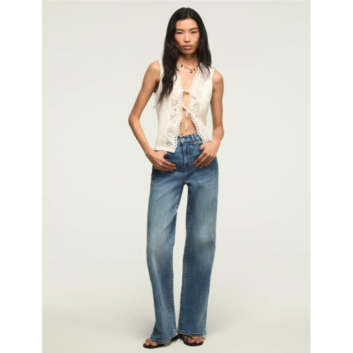 lucky brand womens high rise stevie wide leg