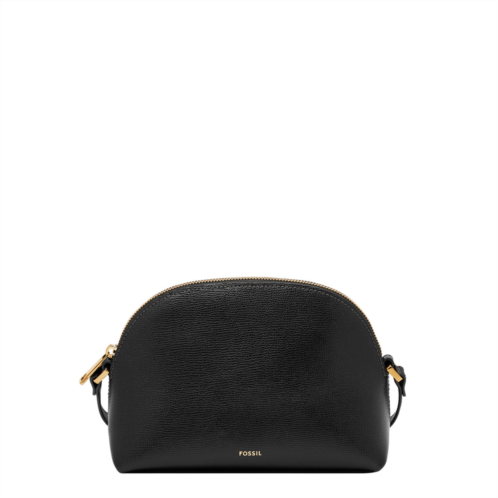 Fossil womens bri leather dome crossbody