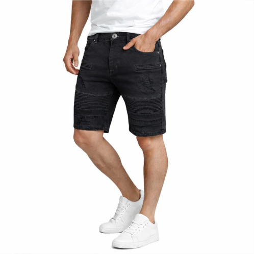 Blu Rock mens jean shorts