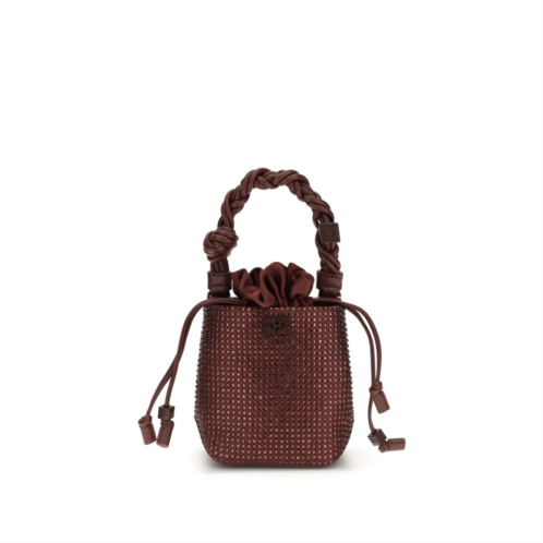 Ganni recycled polyester womens handbag