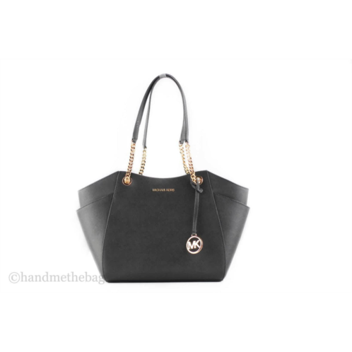 Michael Kors jet set large chain shoulder tote womens bag