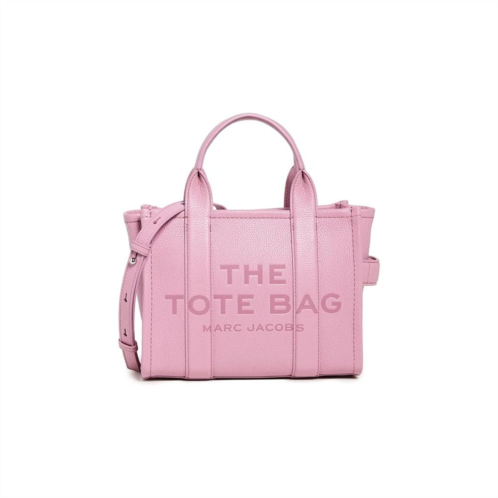 marc jacobs the leather small tote bag - lilas/pink