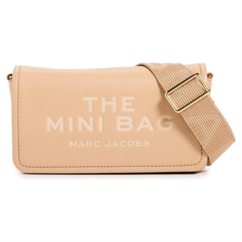 marc jacobs the leather mini crossbody bag - camel