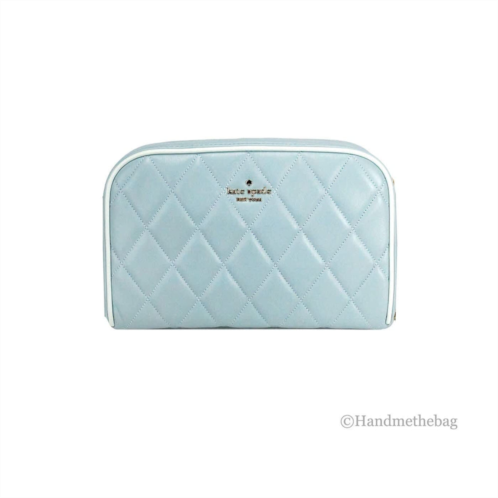 Kate Spade carey mini wild sage quilted smooth leather camera crossbody womens bag