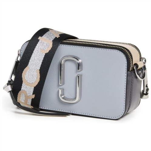 marc jacobs the snapshot crossbody bag - wolf grey multi