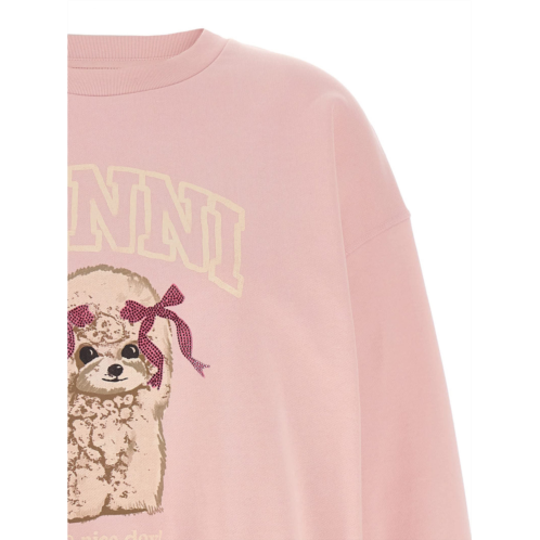 Ganni organic cotton womens sweatshirt
