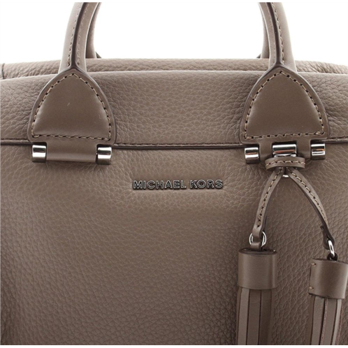 michael kors geneva large leather satchel - cinder -