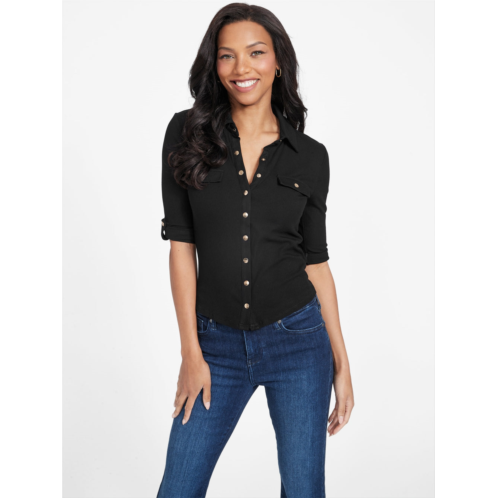 Guess Factory barcelona long-sleeve polo top