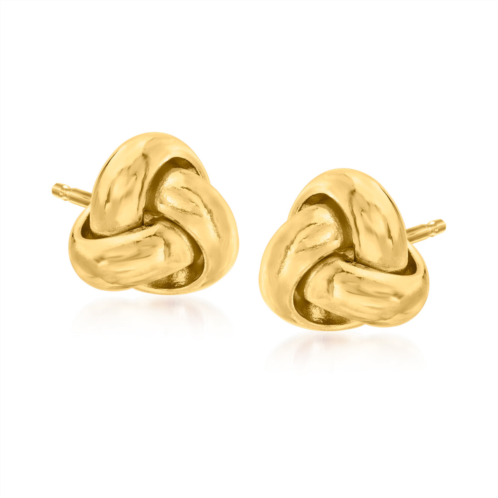 Canaria Fine Jewelry Canaria italian 10kt yellow gold love knot earrings