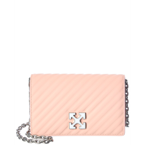 off-white jitney 0.5 leather shoulder bag