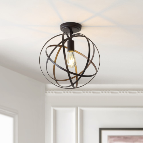 JONATHAN Y alma 13 metal led flush mount