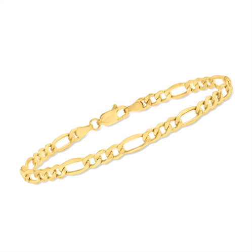 Ross-Simons 4.2mm 14kt yellow gold figaro-link bracelet