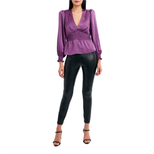 BCBGMAXAZRIA v-neck peplum top
