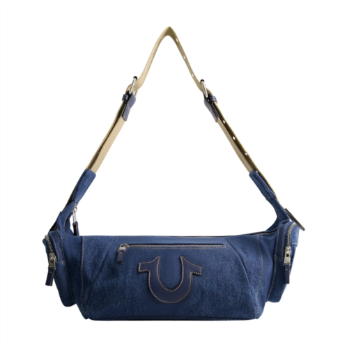 True Religion horseshoe motif slouchy hobo