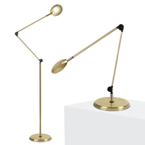 Brightech sage 2 in 1 reading lamp - gold