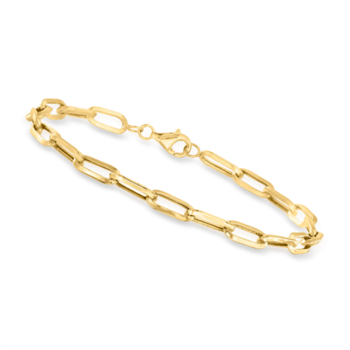 Canaria Fine Jewelry Canaria 10kt yellow gold paper clip link bracelet
