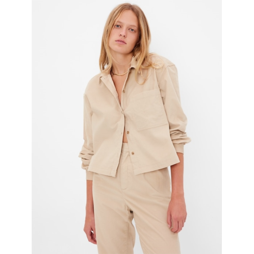 Gap Cropped Corduroy Shirt