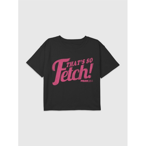Gap Kids Mean Girls Thats So Fetch Graphic Boxy Crop Tee