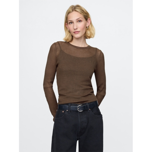 Gap Sheer Rib Sweater