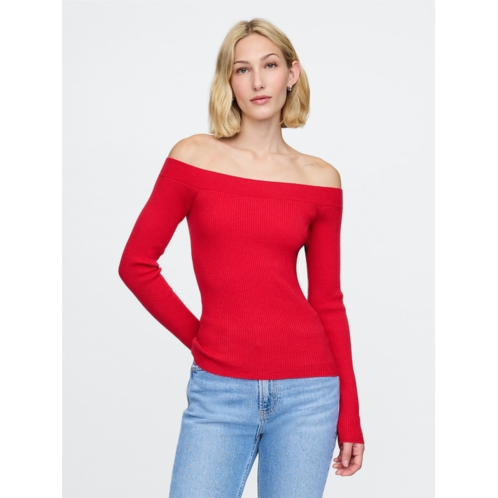 Gap Off-Shoulder Sweater Top