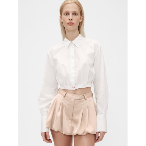GapStudio Poplin Crop Shirt
