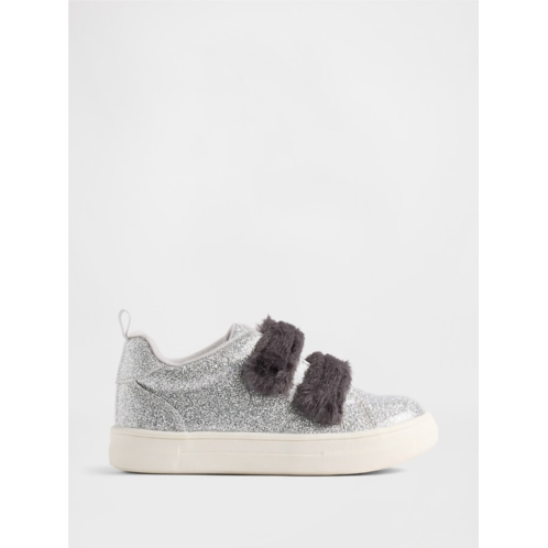 Gap Toddler Vegan Fur Glitter Sneakers