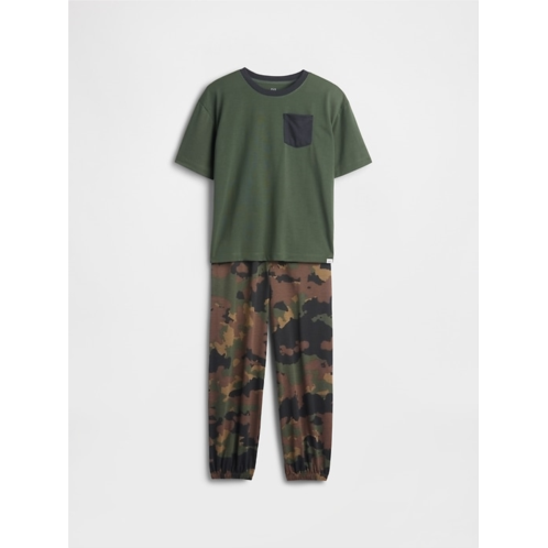Gap Kids Camo Recycled PJ Jogger Set