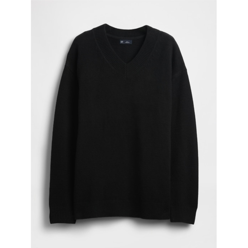 Gap CashSoft Oversized V-Neck Sweater
