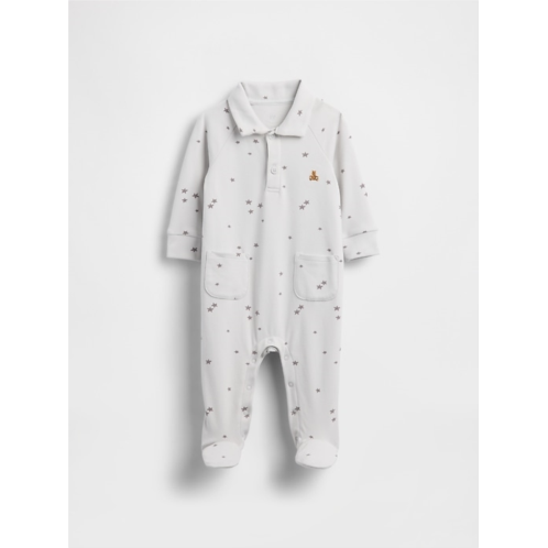 Gap Baby Softspun Polo Footed One-Piece