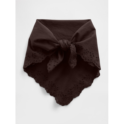 Gap Eyelet Bandana Scarf