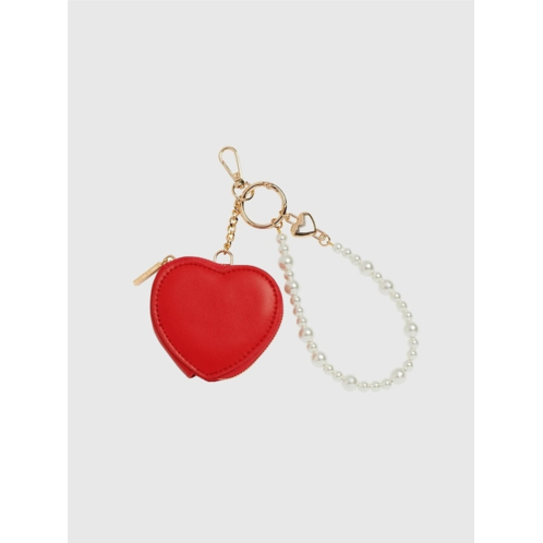 Gap Shiraleah Heart Pouch Bag Charm/Key Ring