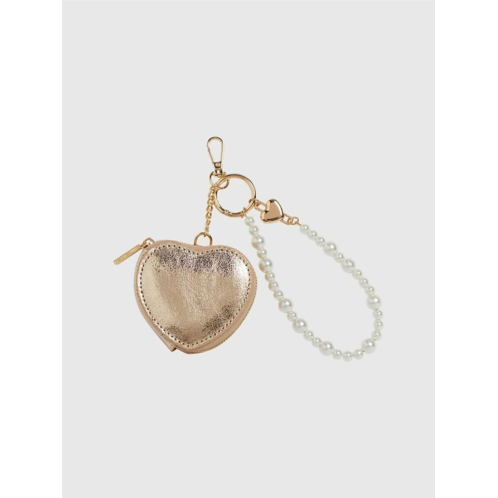 Gap Shiraleah Heart Pouch Bag Charm/Key Ring