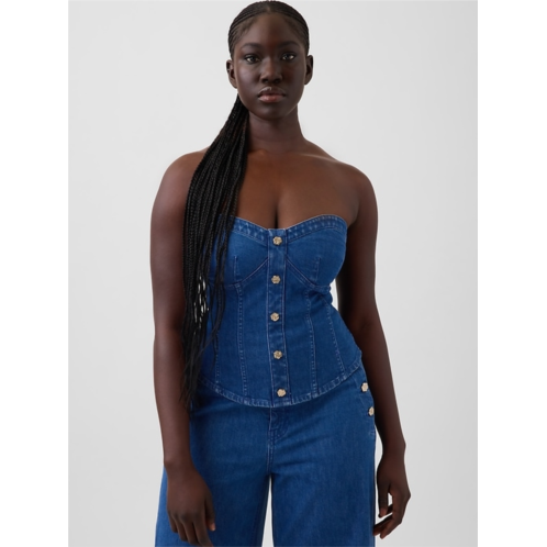 Gap × HFR Denim Corset Top by Atelier Ndigo