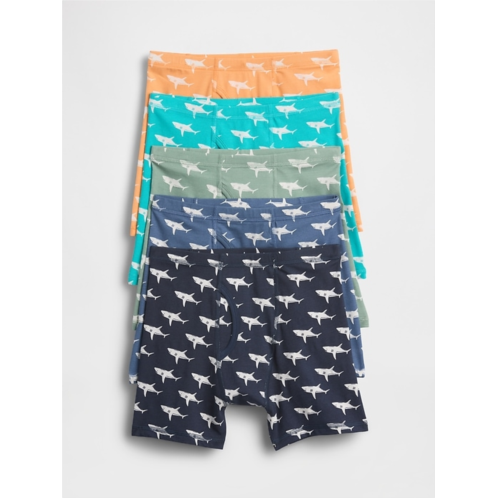 Gap Kids Organic Stretch Cotton Boxer Briefs (5-Pack)