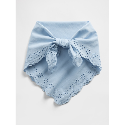 Gap Eyelet Bandana Scarf