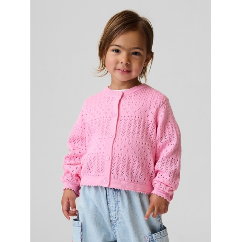 Gap Baby & Toddler Pointelle Cardigan Sweater