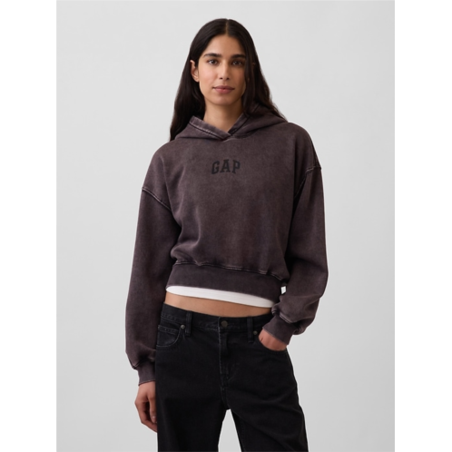 Gap VintageSoft Crop Logo Hoodie