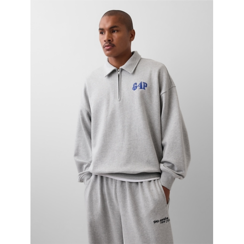 Gap × Awake NY Heavyweight Oversized Quarter-Zip Pullover