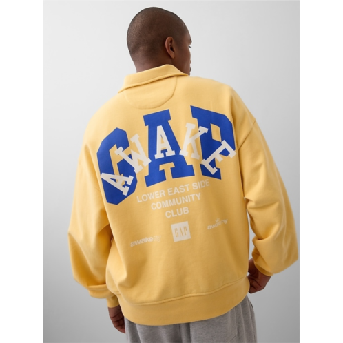 Gap × Awake NY Heavyweight Oversized Quarter-Zip Pullover