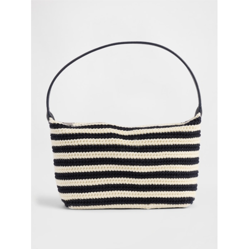 Gap Crochet Stripe Mini Bag
