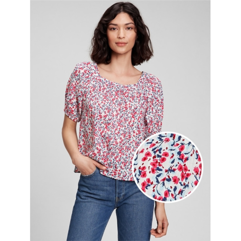 Gap Puff Sleeve Top