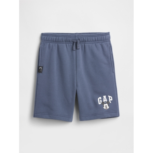 Gapfactory GapKids × Disney Mickey Mouse Relaxed Logo Pull-On Shorts