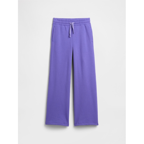 Gap Kids Relaxed Wide-Leg Sweatpants
