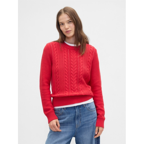 Gap Cable-Knit Crewneck Sweater